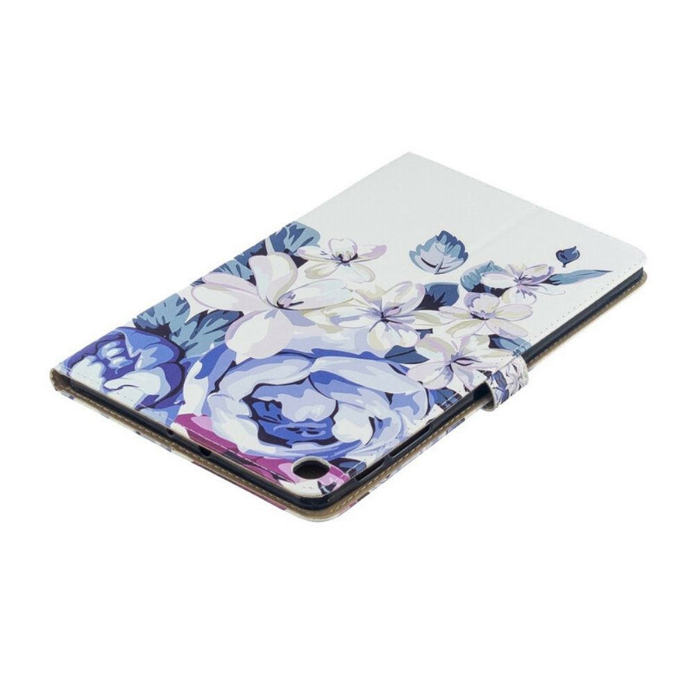 Folio-hoesje voor Samsung Galaxy Tab A 10.1 (2019) Alleen Bloemen