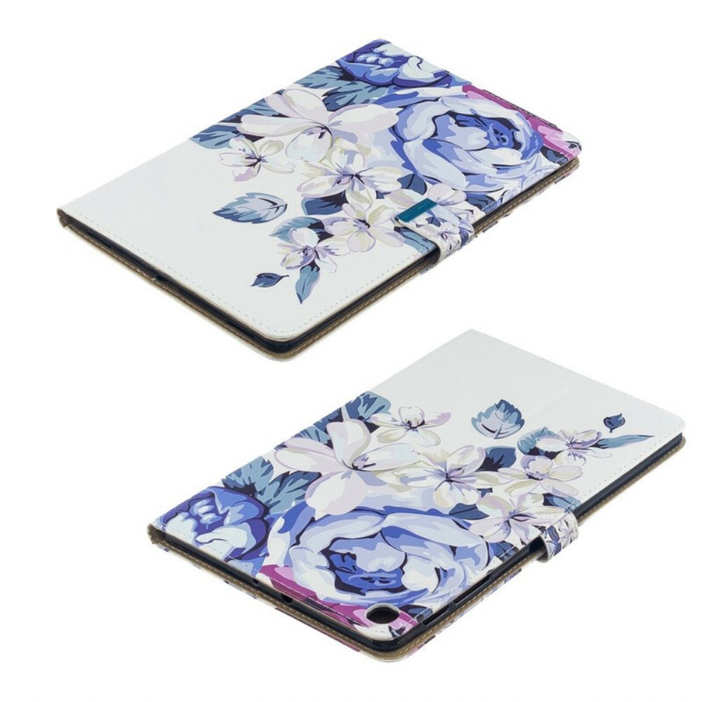 Folio-hoesje voor Samsung Galaxy Tab A 10.1 (2019) Alleen Bloemen