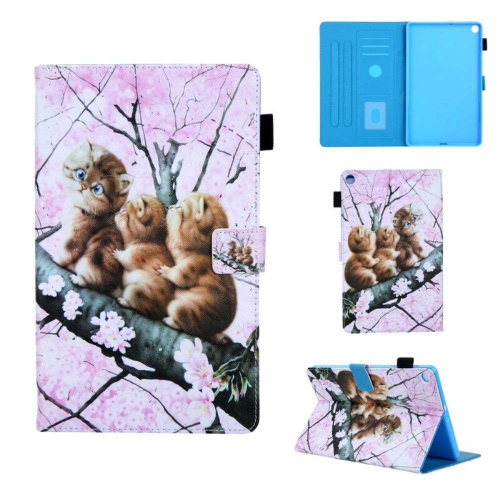 Folio-hoesje voor Samsung Galaxy Tab A 10.1 (2019) Alleen Katten