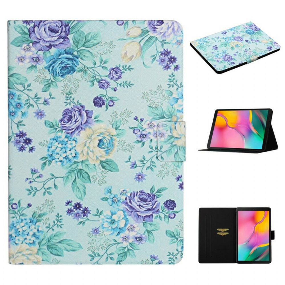 Folio-hoesje voor Samsung Galaxy Tab A 10.1 (2019) Bloemen Bloemen Bloemen