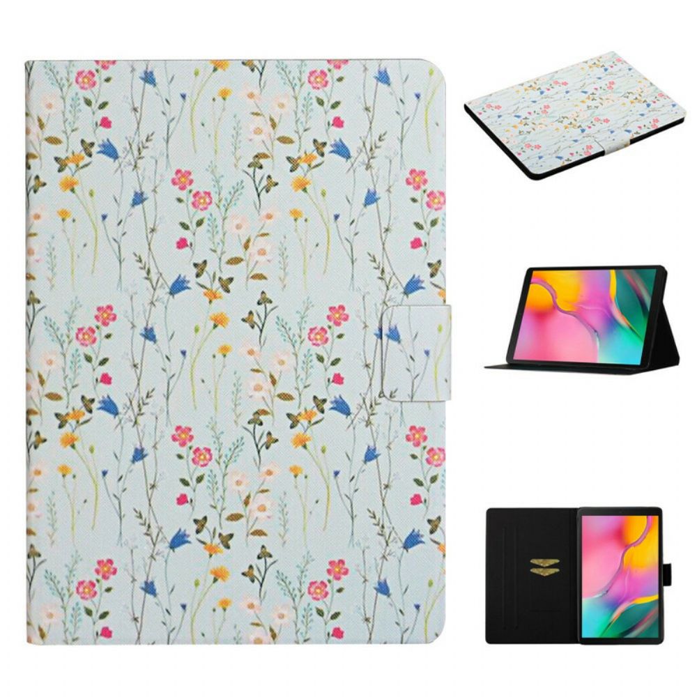 Folio-hoesje voor Samsung Galaxy Tab A 10.1 (2019) Bloemen Bloemen Bloemen