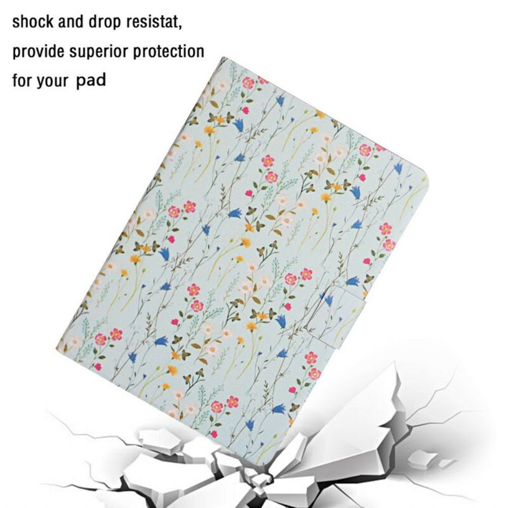 Folio-hoesje voor Samsung Galaxy Tab A 10.1 (2019) Bloemen Bloemen Bloemen