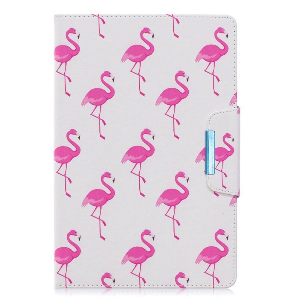 Folio-hoesje voor Samsung Galaxy Tab A 10.1 (2019) Flamingo's