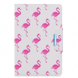 Folio-hoesje voor Samsung Galaxy Tab A 10.1 (2019) Flamingo's