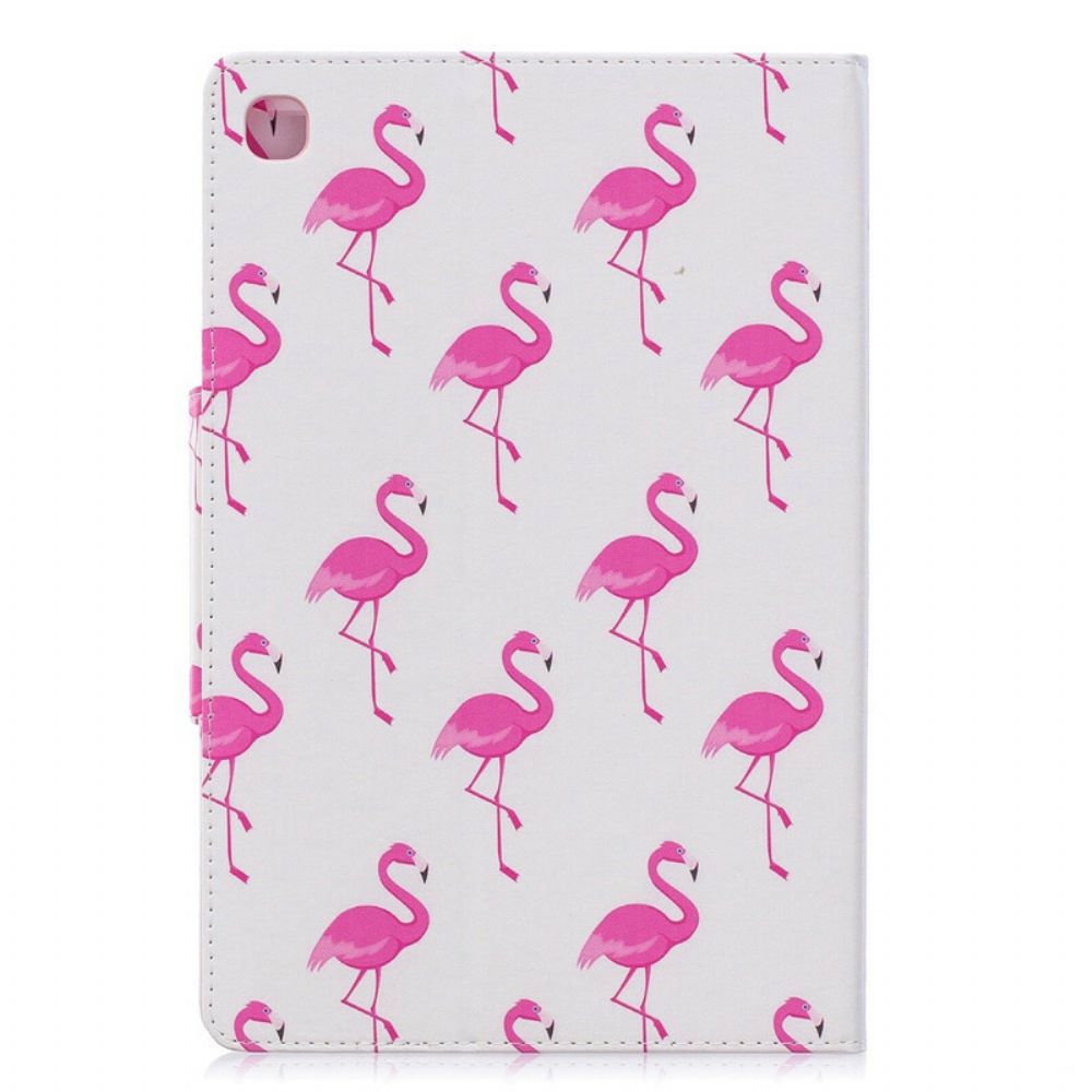 Folio-hoesje voor Samsung Galaxy Tab A 10.1 (2019) Flamingo's