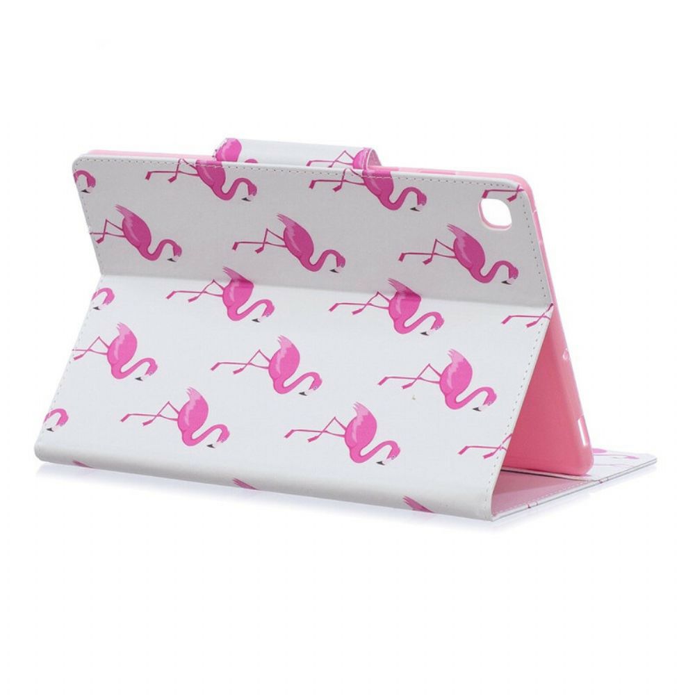 Folio-hoesje voor Samsung Galaxy Tab A 10.1 (2019) Flamingo's