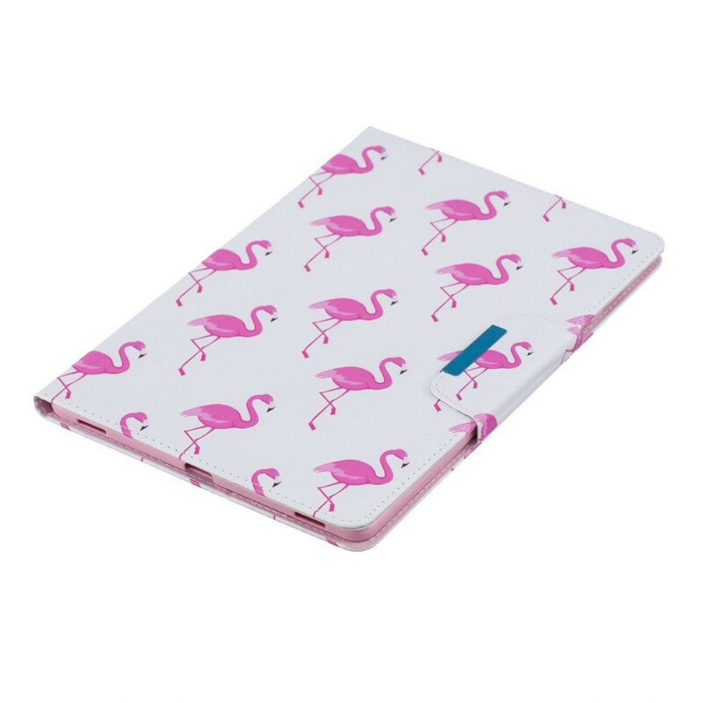 Folio-hoesje voor Samsung Galaxy Tab A 10.1 (2019) Flamingo's