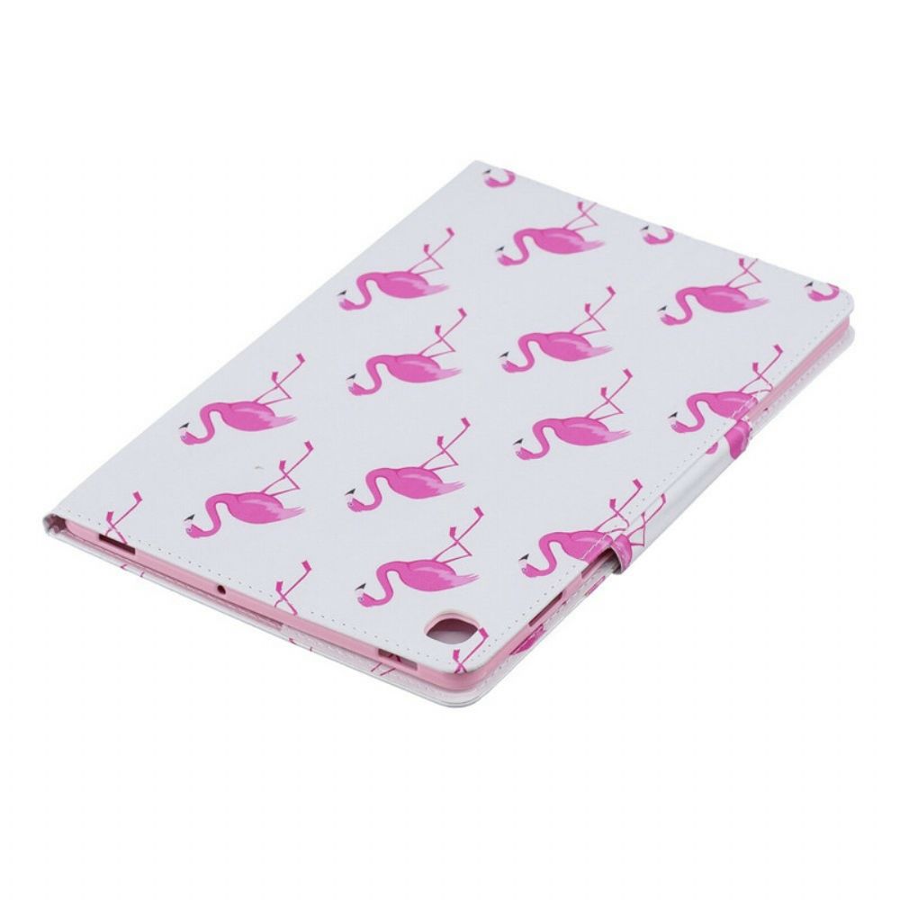 Folio-hoesje voor Samsung Galaxy Tab A 10.1 (2019) Flamingo's