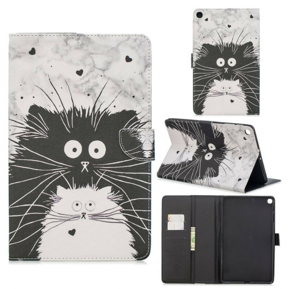 Folio-hoesje voor Samsung Galaxy Tab A 10.1 (2019) Grappige Katten