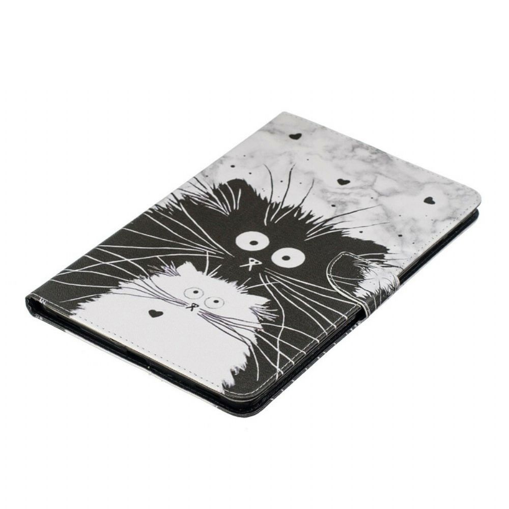 Folio-hoesje voor Samsung Galaxy Tab A 10.1 (2019) Grappige Katten