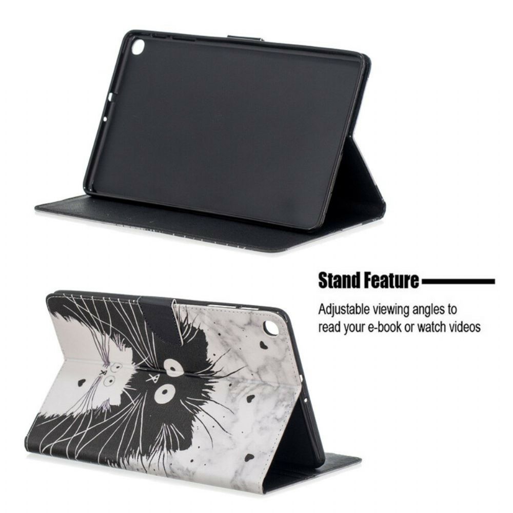 Folio-hoesje voor Samsung Galaxy Tab A 10.1 (2019) Grappige Katten