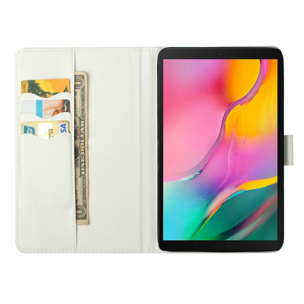 Folio-hoesje voor Samsung Galaxy Tab A 10.1 (2019) Marmeren Lichtvlekken