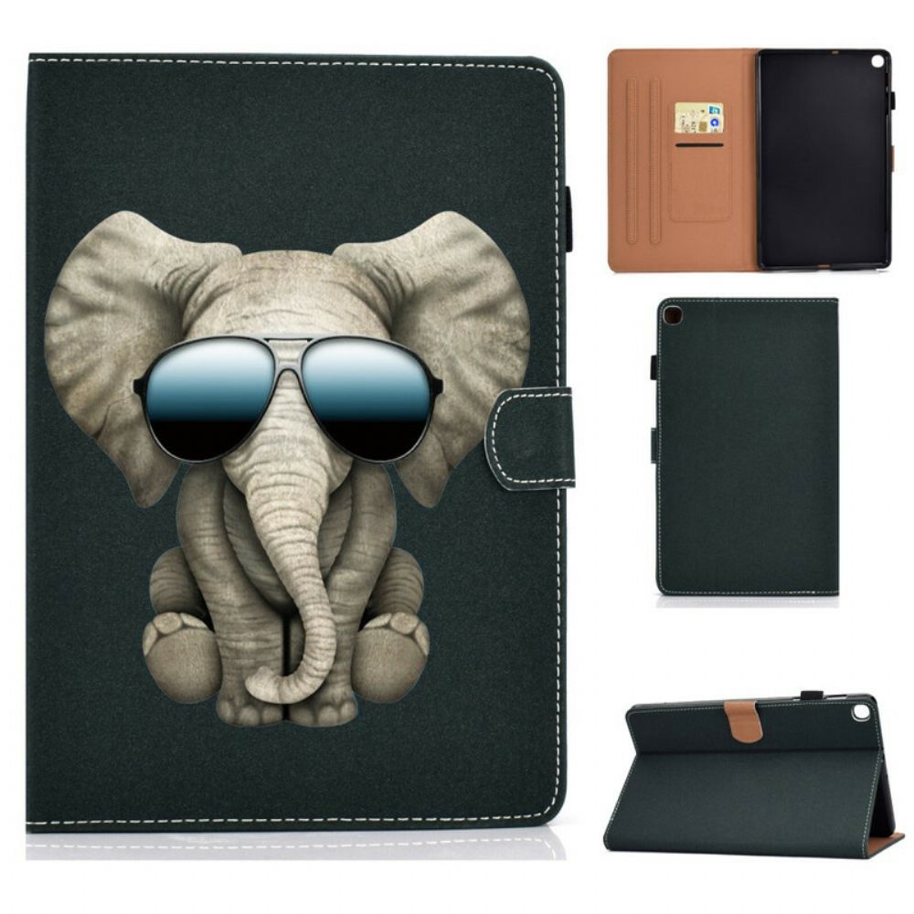 Folio-hoesje voor Samsung Galaxy Tab A 10.1 (2019) Olifant Incognito