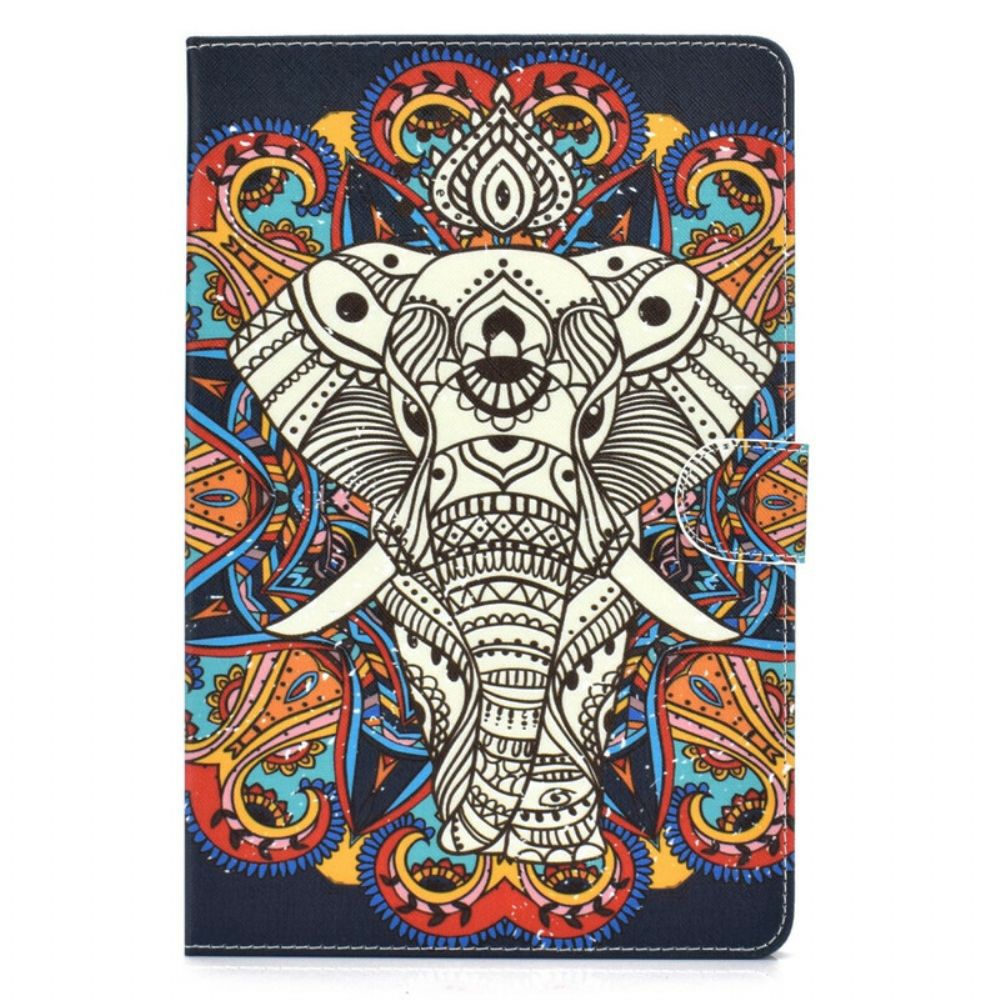 Folio-hoesje voor Samsung Galaxy Tab A 10.1 (2019) Olifantenkunst