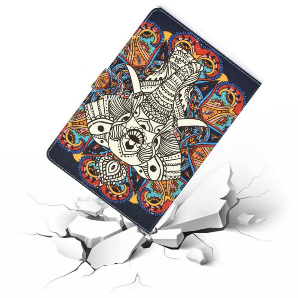 Folio-hoesje voor Samsung Galaxy Tab A 10.1 (2019) Olifantenkunst