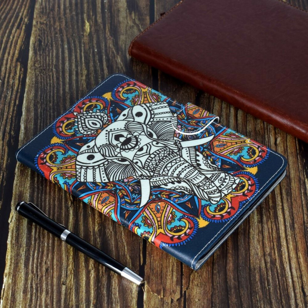 Folio-hoesje voor Samsung Galaxy Tab A 10.1 (2019) Olifantenkunst