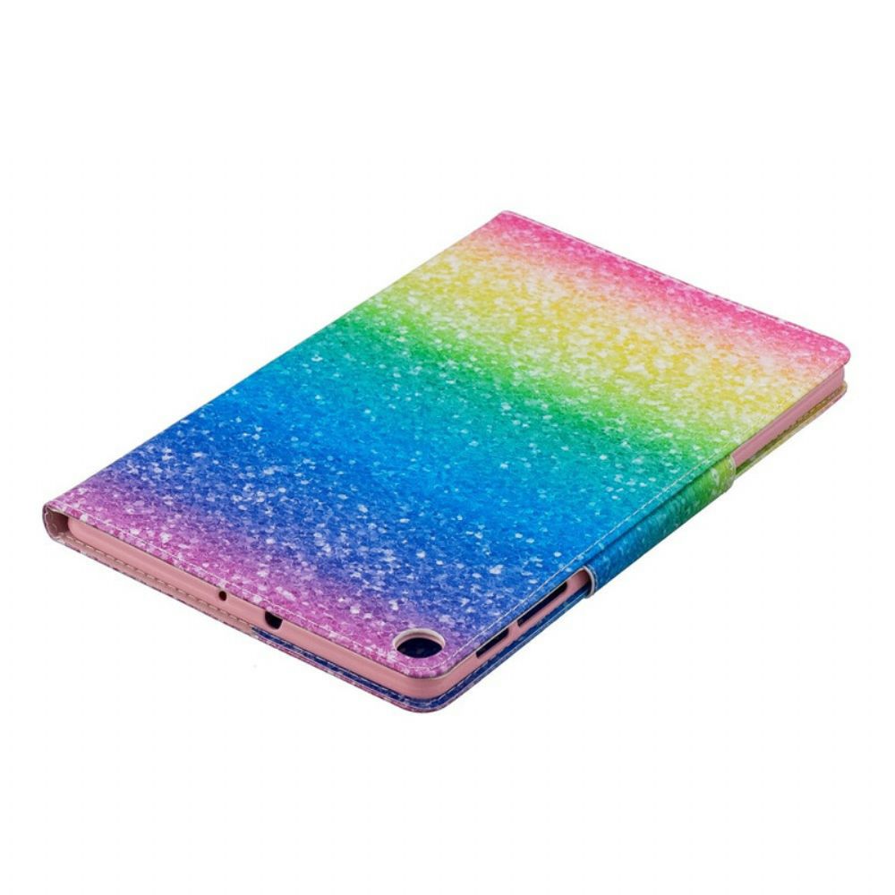 Folio-hoesje voor Samsung Galaxy Tab A 10.1 (2019) Pailletten Ontwerp Sluiting