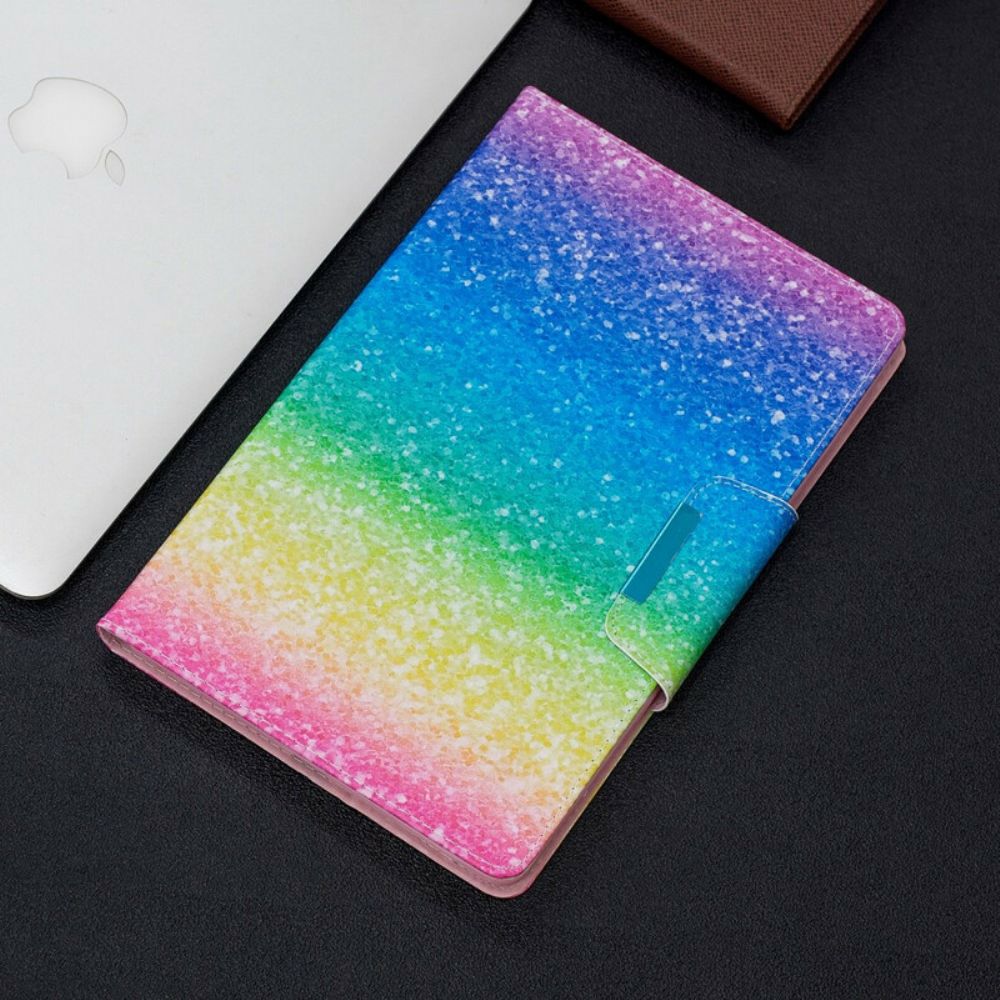 Folio-hoesje voor Samsung Galaxy Tab A 10.1 (2019) Pailletten Ontwerp Sluiting