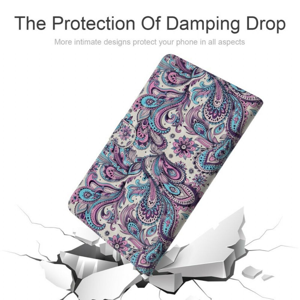 Folio-hoesje voor Samsung Galaxy Tab A 10.1 (2019) Paisley-patroon