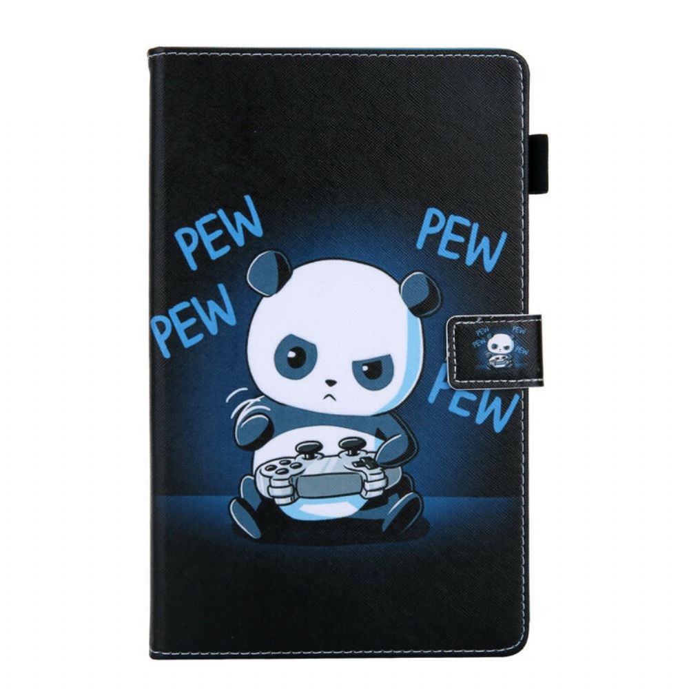 Folio-hoesje voor Samsung Galaxy Tab A 10.1 (2019) Panda-gamer