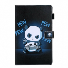 Folio-hoesje voor Samsung Galaxy Tab A 10.1 (2019) Panda-gamer