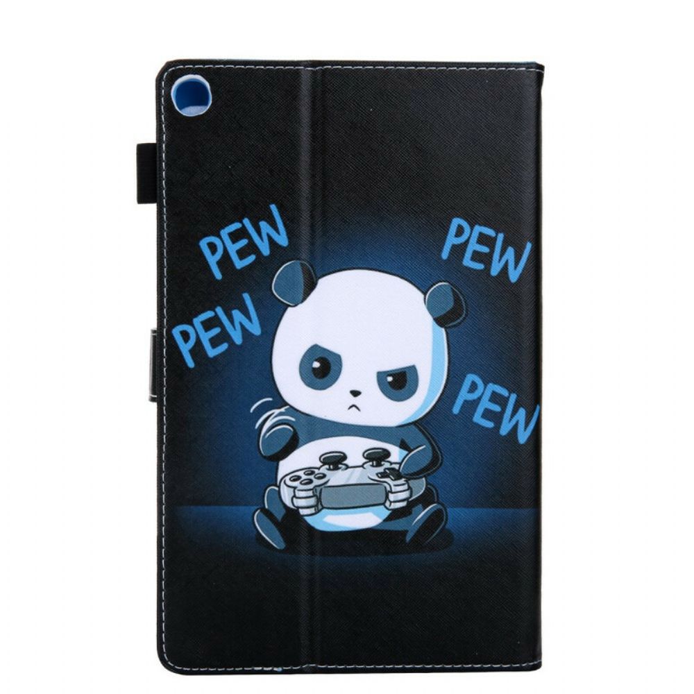 Folio-hoesje voor Samsung Galaxy Tab A 10.1 (2019) Panda-gamer