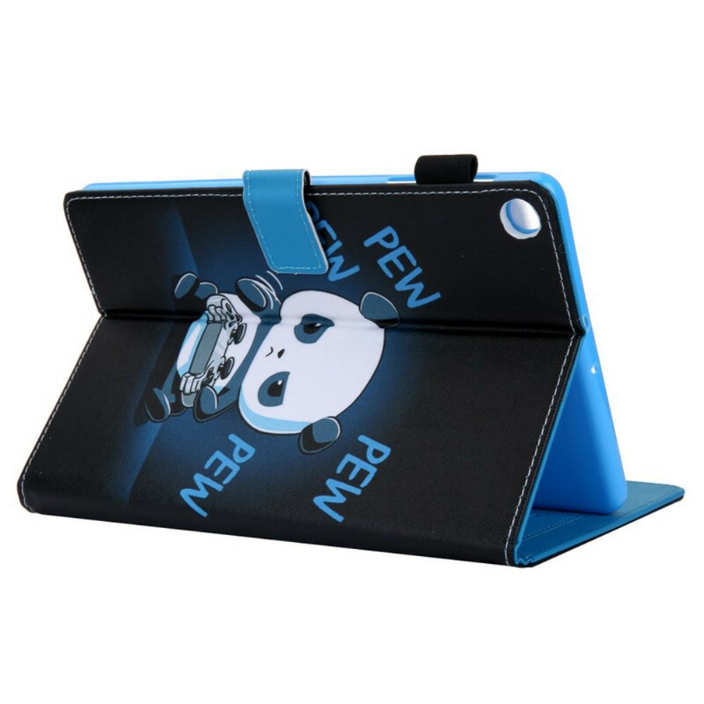 Folio-hoesje voor Samsung Galaxy Tab A 10.1 (2019) Panda-gamer