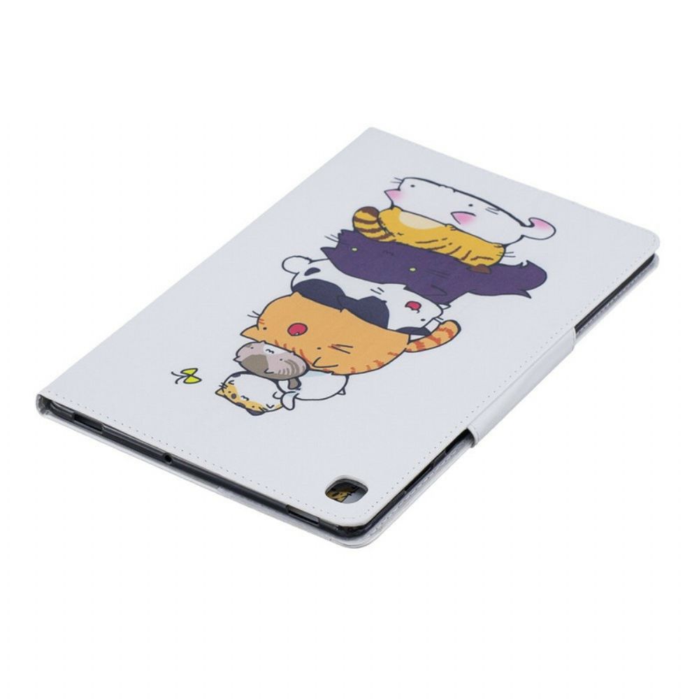 Folio-hoesje voor Samsung Galaxy Tab A 10.1 (2019) Stapel Katten