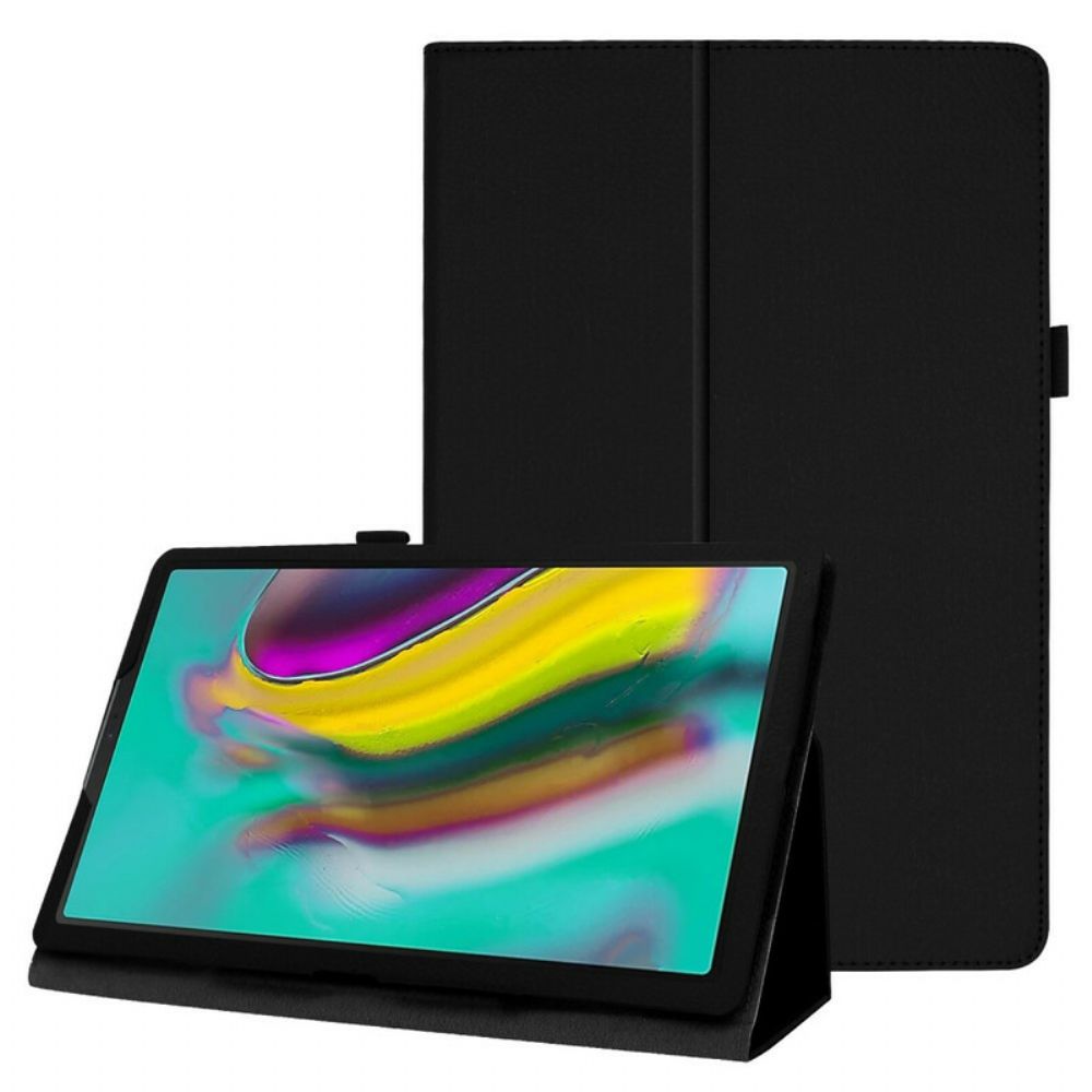 Leren Hoesje voor Samsung Galaxy Tab A 10.1 (2019) 2 Litchi Kunstleer Luiken