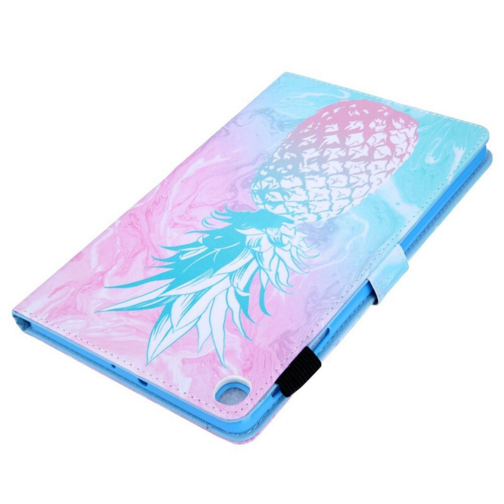 Leren Hoesje voor Samsung Galaxy Tab A 10.1 (2019) Ananas Ontwerp