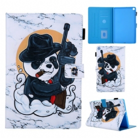 Leren Hoesje voor Samsung Galaxy Tab A 10.1 (2019) Gangsta Hond