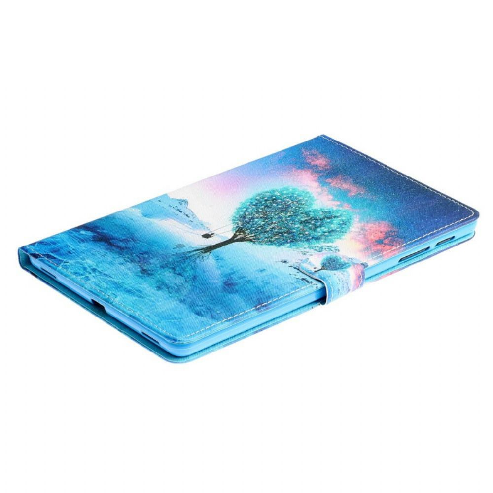 Leren Hoesje voor Samsung Galaxy Tab A 10.1 (2019) Hart Boom