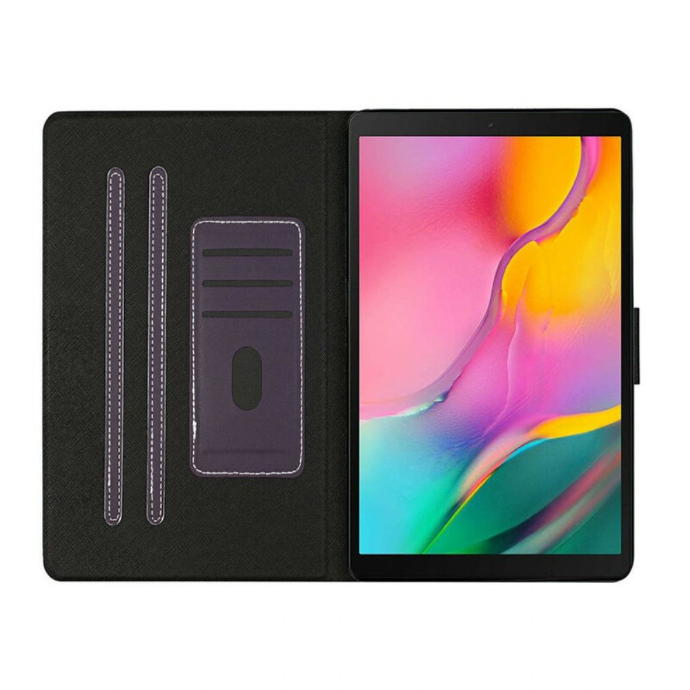 Leren Hoesje voor Samsung Galaxy Tab A 10.1 (2019) Klassiek Kunstleer