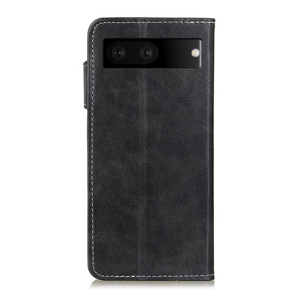 Folio-hoesje voor Google Pixel 7 Artistieke Knop