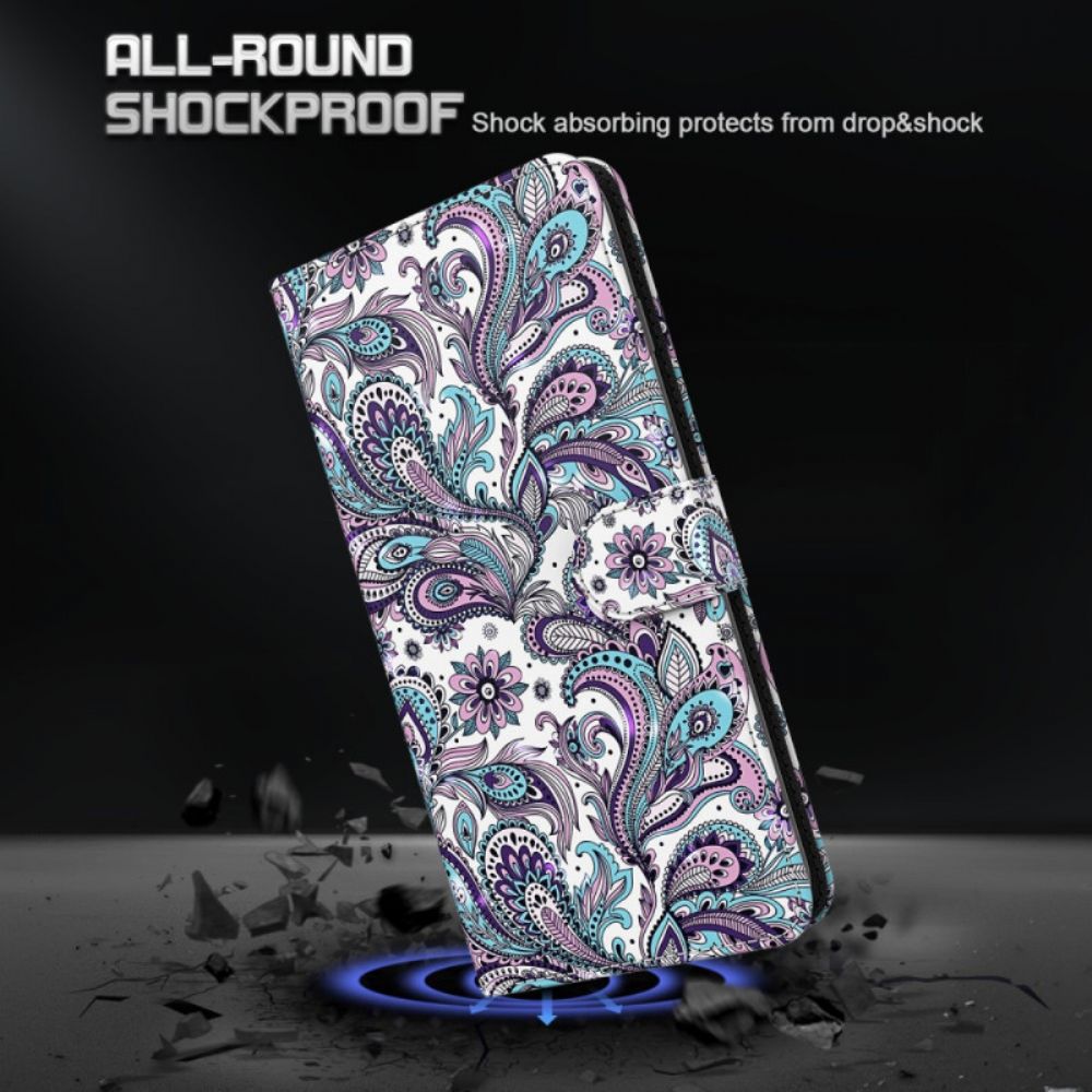 Folio-hoesje voor Google Pixel 7 Paisley-patroon