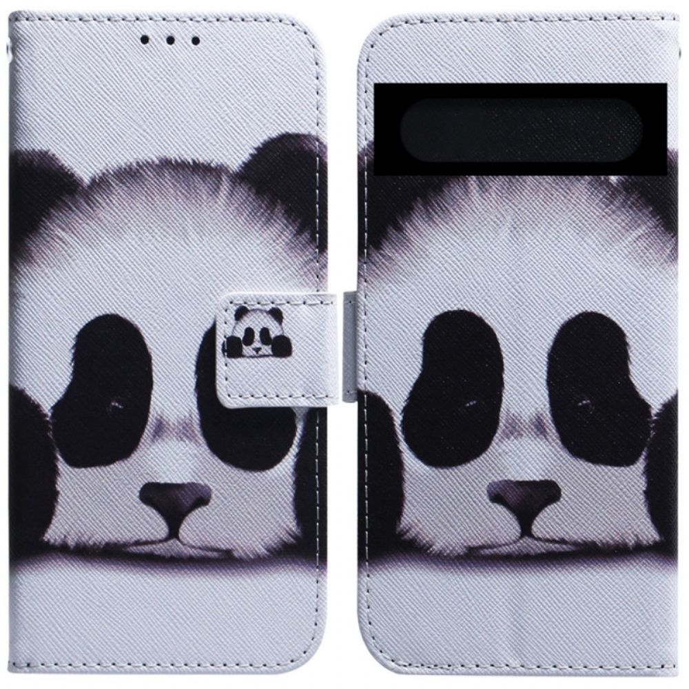 Leren Hoesje voor Google Pixel 7 Panda