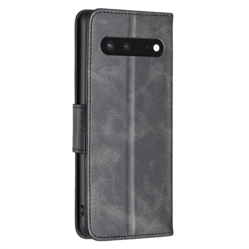 Leren Hoesje voor Google Pixel 7 Schuine Sluiting