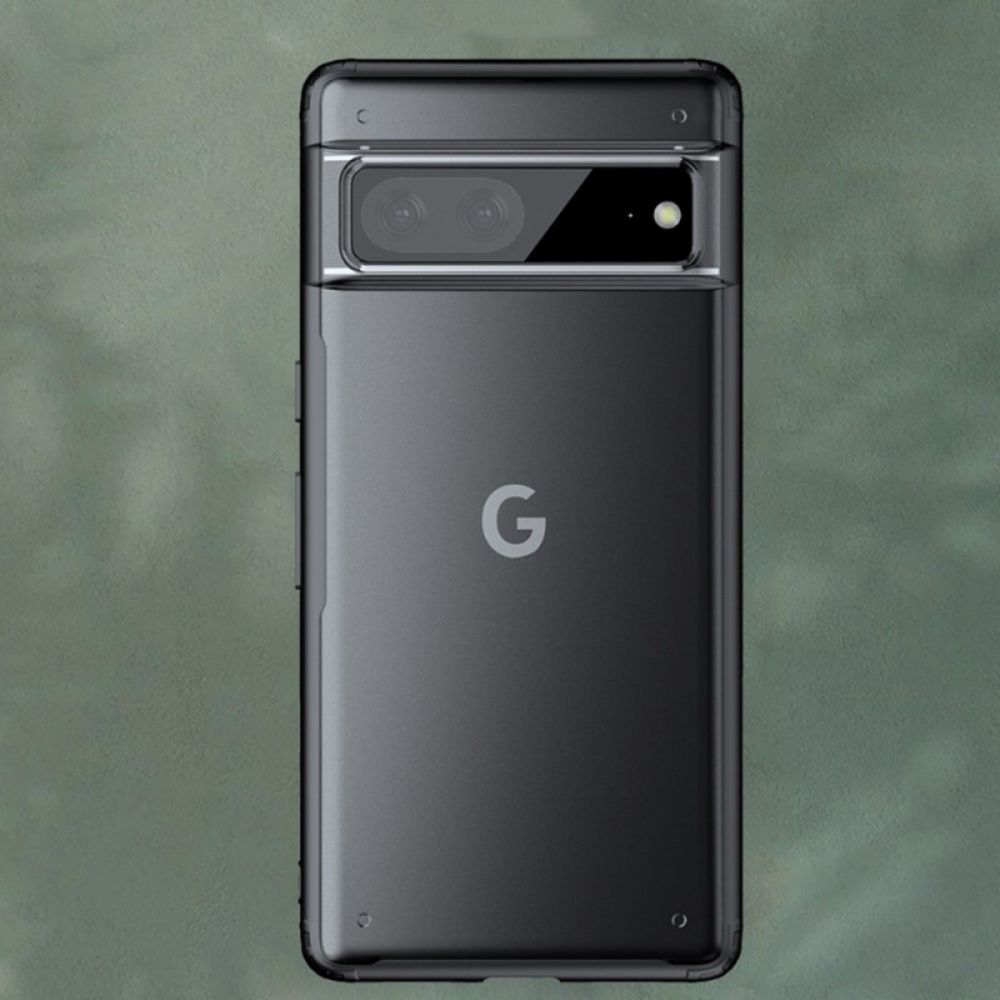 Telefoonhoesje voor Google Pixel 7 Doorschijnende Gekleurde Randen