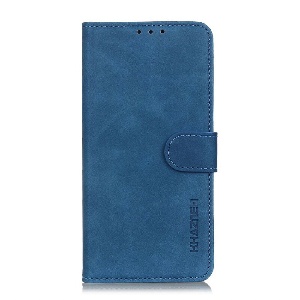 Folio-hoesje voor Oppo A9 2020 / A5 2020 Mat Vintage Leereffect Khazneh