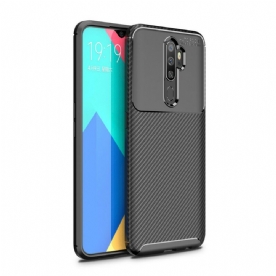 Hoesje voor Oppo A9 2020 / A5 2020 Koolstofvezelslang