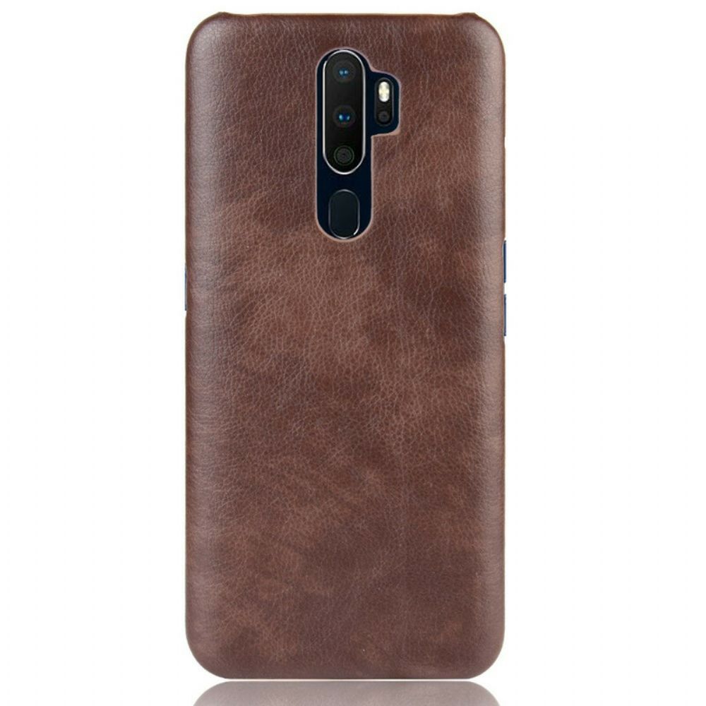 Hoesje voor Oppo A9 2020 / A5 2020 Litchi-leereffect