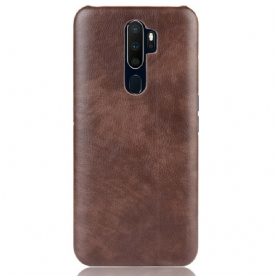 Hoesje voor Oppo A9 2020 / A5 2020 Litchi-leereffect