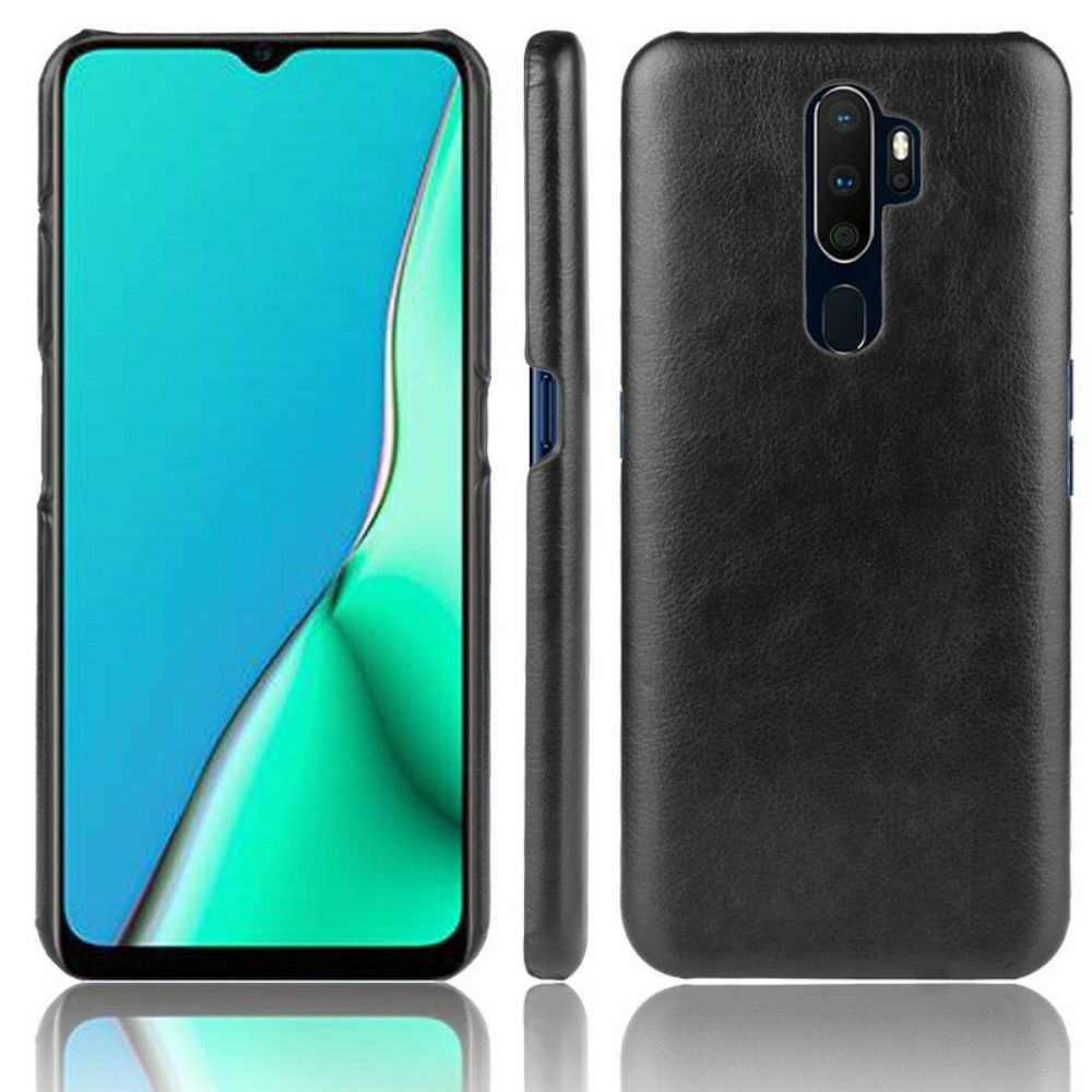 Hoesje voor Oppo A9 2020 / A5 2020 Litchi-leereffect