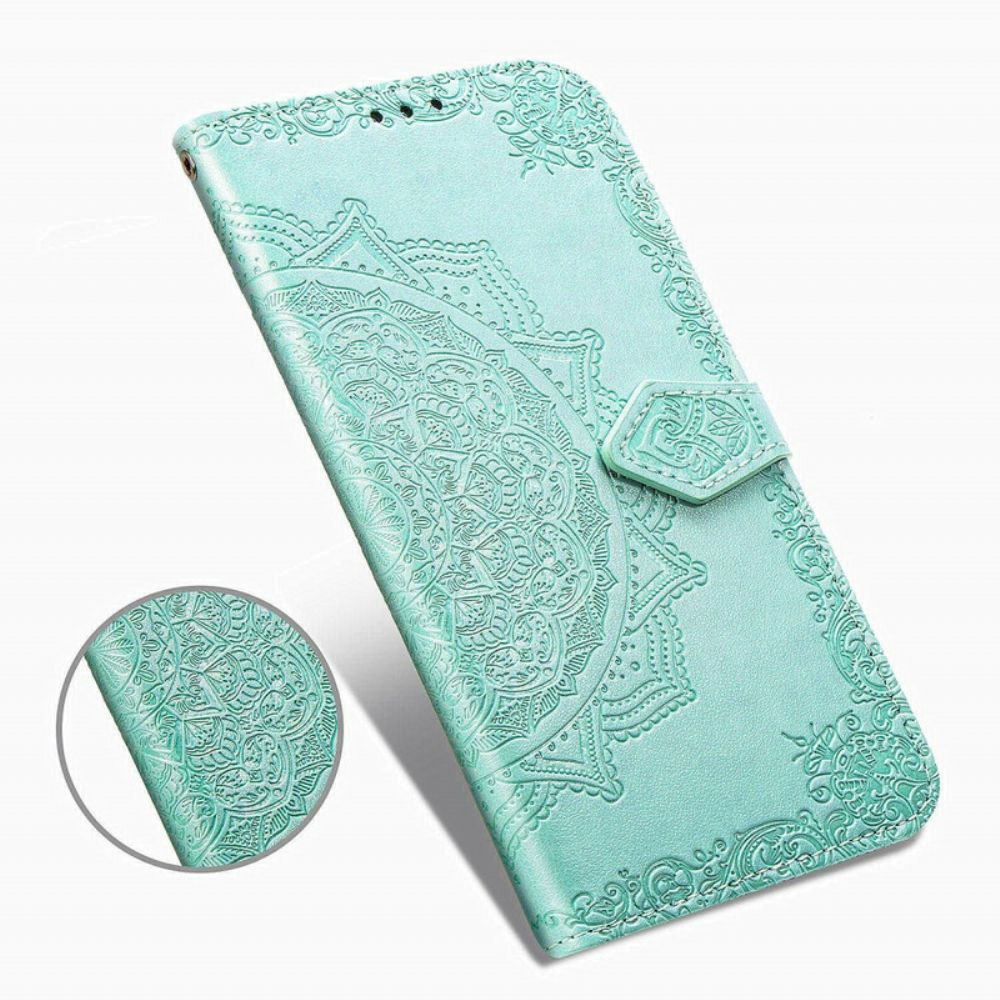 Leren Hoesje voor Oppo A9 2020 / A5 2020 Mandala Van Middelbare Leeftijd