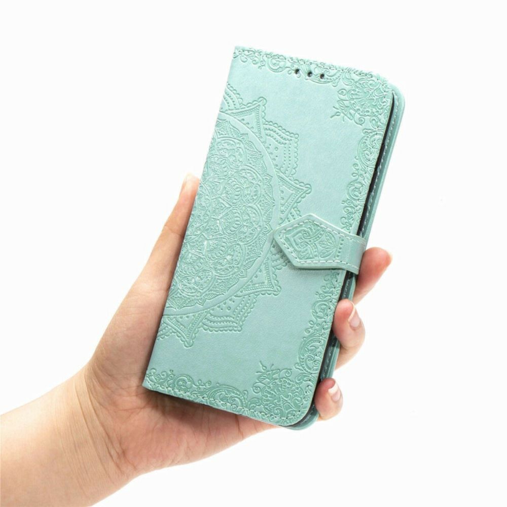 Leren Hoesje voor Oppo A9 2020 / A5 2020 Mandala Van Middelbare Leeftijd