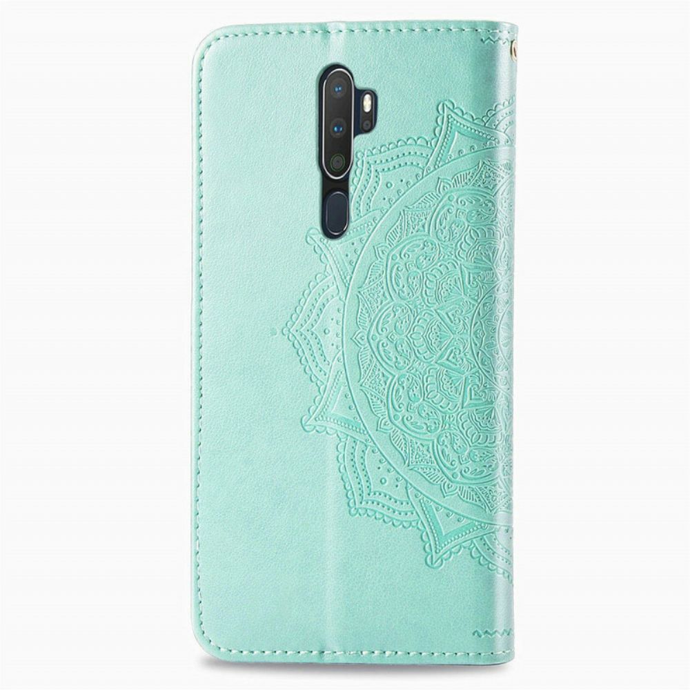 Leren Hoesje voor Oppo A9 2020 / A5 2020 Mandala Van Middelbare Leeftijd