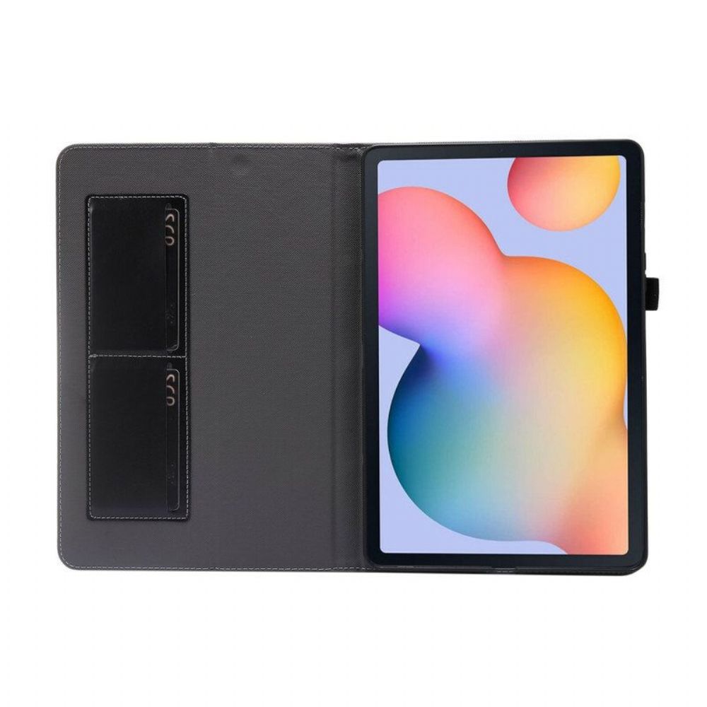 Cover voor Samsung Galaxy Tab S8 / Tab S7 Klassiek Kunstleer