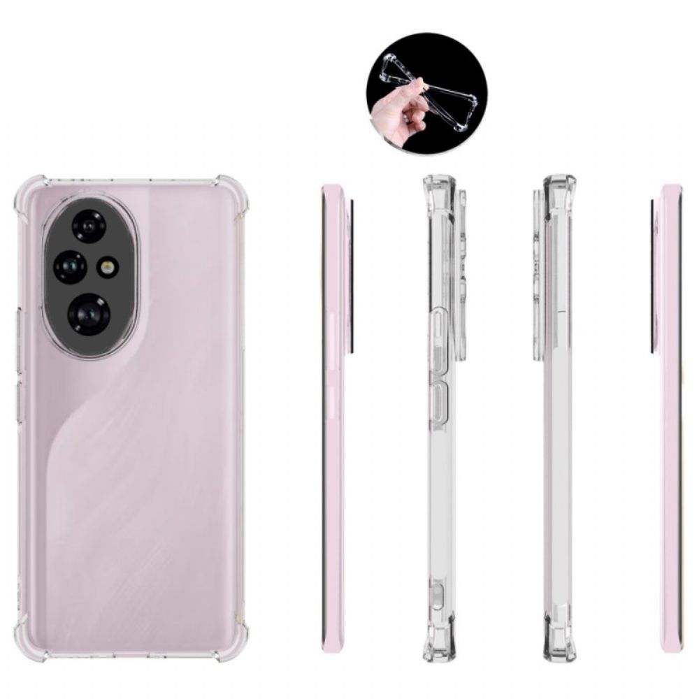 Case Hoesje Honor 200 Pro Telefoonhoesje Transparant Antislip