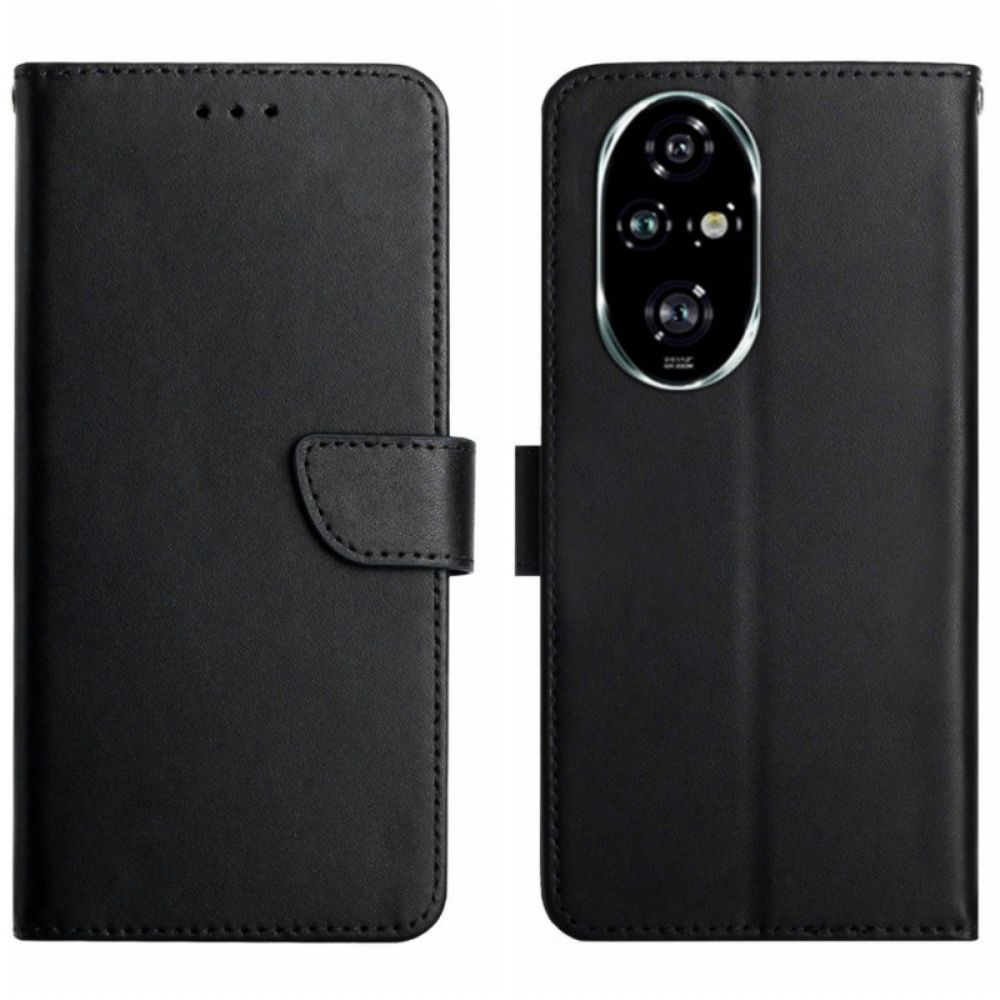 Leren Hoesje Honor 200 Pro Nappaleer Bescherming Hoesje