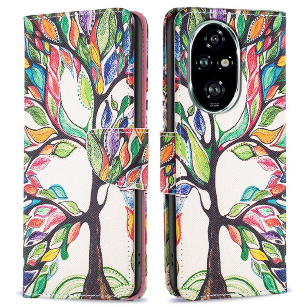 Leren Hoesje Voor Honor 200 Pro Levensboom